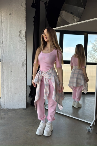 BLUZKA DAMSKA BG BARBIES | JASNY RÓŻ