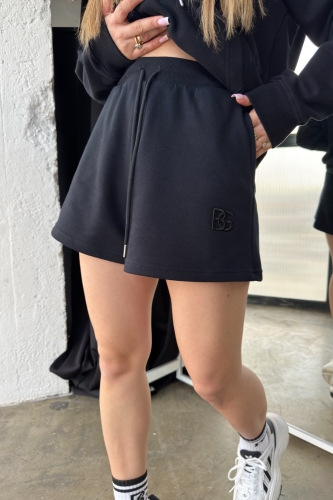 SZORTY DAMSKIE BG BILLS | CZARNY