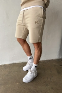 SZORTY MĘSKIE BG SHAZAM | JASNY BEŻ