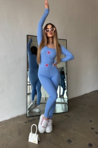 KOMPLET DAMSKI BG MAMBA | NIEBIESKI