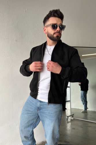 KURTKA MĘSKA BG ERA | CZARNY