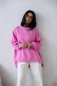 Bluza z muchą Me Gusta różowa