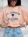 T-shirt damski Le Jardin Me Gusta morela