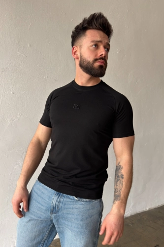 T-SHIRT MĘSKI BG LIGHT | CZARNY