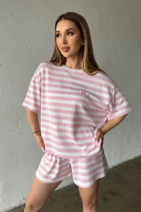 T-SHIRT DAMSKI BG TOM | JASNY RÓŻ