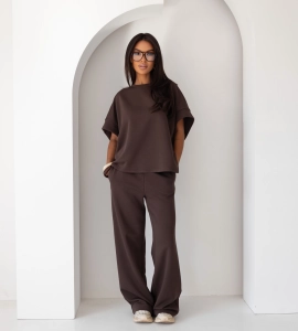 Komplet damski Me Gusta brązowy