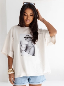 T-shirt damski Woman Me Gusta biały