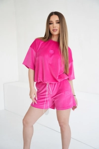 T-SHIRT DAMSKI BG LAVA | FUKSJA