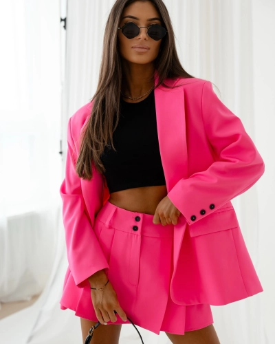 Marynarka damska wizytowa Me Gusta ostry róż