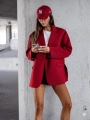 Marynarka damska casual Me Gusta czerwona