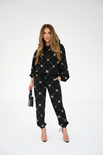DRES DAMSKI BG HOLO | CZARNY - ZŁOTY