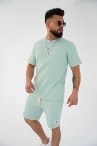 T-SHIRT MĘSKI BG BREEZE | MIĘTA