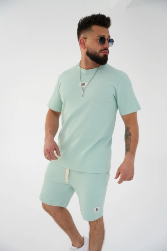 T-SHIRT MĘSKI BG BREEZE | MIĘTA