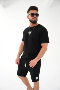 T-SHIRT MĘSKI BG BREEZE | CZARNY