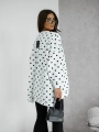 Bluza w groszki Me Gusta biała