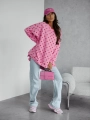 Bluza w groszki Me Gusta różowa