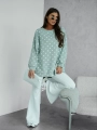 Bluza w groszki Me Gusta matcha
