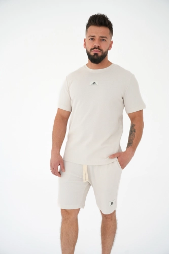T-SHIRT MĘSKI BG BREEZE | BEŻ