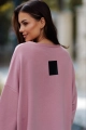 Bluza z muchą Me Gusta brudny róż