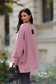 Bluza z muchą Me Gusta brudny róż
