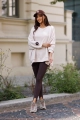 Bluza z muchą Me Gusta jasny beż