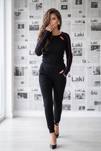 Komplet  damski PAJPING Laki Couture czarny