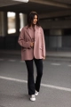 Marynarka damska casual Me Gusta roż taupe