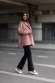 Marynarka damska casual Me Gusta roż taupe