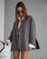 Marynarka damska casual Me Gusta grafit