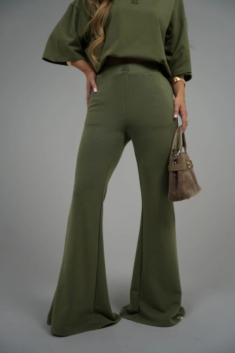 SPODNIE DAMSKIE BG FLARE | OLIWKA