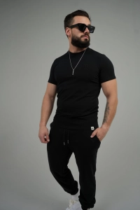 T-SHIRT MĘSKI BG FORM | CZARNY