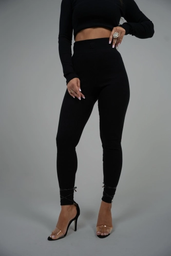 LEGGINSY DAMSKIE BG SCULPT | CZARNY