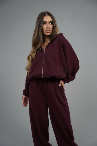 BLUZA DAMSKA BG SHELL | BORDO
