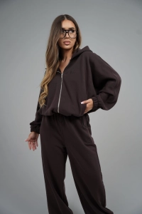 BLUZA DAMSKA BG SHELL | GORZKA CZEKOLADA