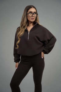 BLUZA DAMSKA BG PIVOT | GORZKA CZEKOLADA