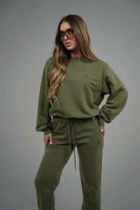 BLUZA DAMSKA BG CORE | OLIWKA