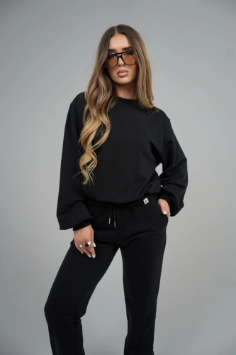 BLUZA DAMSKA BG CORE | CZARNY
