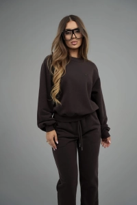 BLUZA DAMSKA BG CORE | GORZKA CZEKOLADA