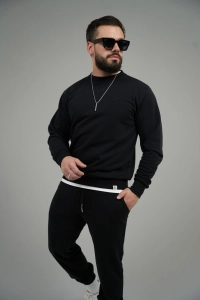 BLUZA MĘSKA BG FRAME | CZARNY