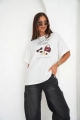 T-shirt damski Me Gusta ecru