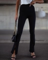 Legginsy z rozcięciem Me Gusta czarne