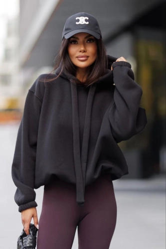 Bluza oversize Me Gusta czarna  