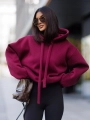 Bluza oversize Me Gusta burgund