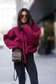 Bluza oversize Me Gusta burgund