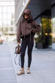 Bluza oversize Me Gusta brązowa