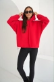 Bluza oversize Me Gusta czerwona