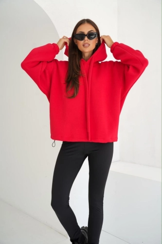 Bluza oversize Me Gusta czerwona