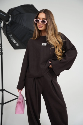 T-SHIRT LONGSLEEVE DAMSKI BG CROP | GORZKA CZEKOLADA