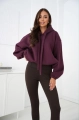 Bluza oversize Me Gusta bordowa
