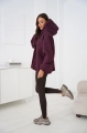 Bluza oversize Me Gusta bordowa